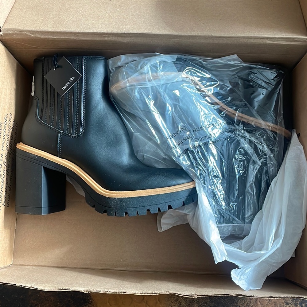 Dolce vita booties. Size 7. New with tags and in box